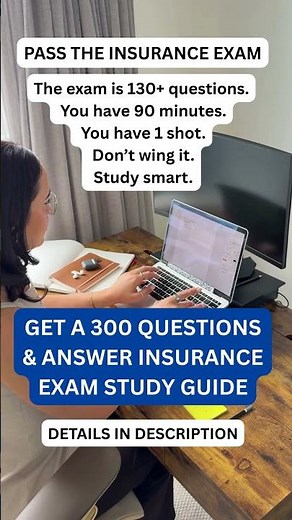 Insurance Exam Questions and Answers. This is how you pass the insurance exam