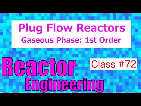 Gas Phase PFR + 1st Order Reaction // Reaction Engineering - Class 72
