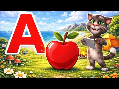 A is for Apple 🍎 | A Aa Apple | ABC Phonics Song for Toddlers