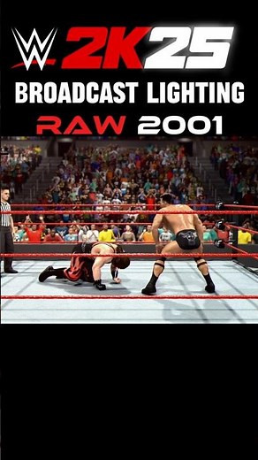 WWE 2K25 REALISTIC BROADCAST LIGHTING #wwe2k25