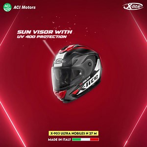 It's X-lite X-903 Ultra Nobiles N 27 comes with the best ultra-light carbon fiber shell, wide visor, emergency release system. Get yours now! | Studds & SMK Helmets Bangladesh - ACI Motors Ltd.