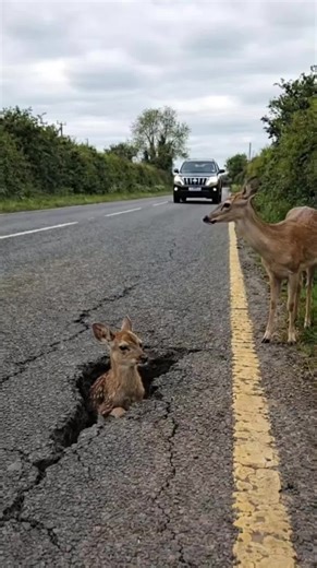 Kind-Hearted Lady Rescues a Poor Deer Trapped in the Ground 🦌🌱 Disclaimer:. This video is AI-generated. No animals or living beings were harmed during the creation of this video. Hashtags: #DeerRescue #AnimalRescue #Kindness