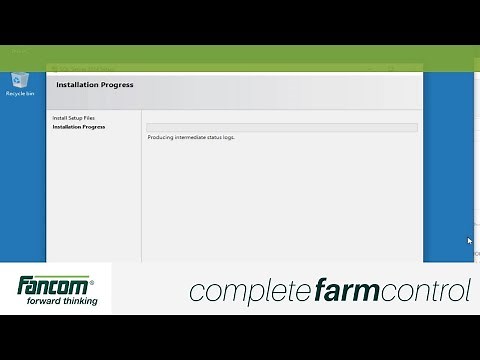 How to install the Fancom FarmManager management software
