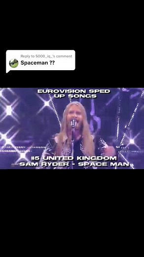 Reply to @5000_iq_ thanks for the request! i am doing france next! #spaceman #samryder #esc #eurovision2022 #uk