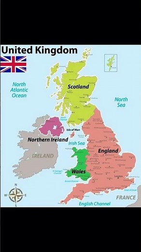 Geographical Map of United Kingdom