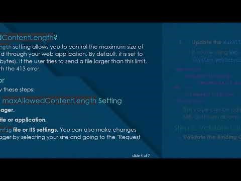 Resolving the Request Entity Too Large Error in WCF Services