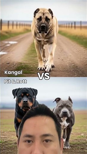 Great Dane vs Pitbull & Rottweiler – Who Is the True Power King? #animals #tiger #dogs
