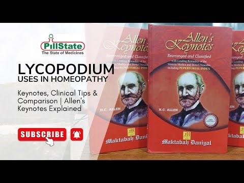 Materia Medica Lycopodium uses in Homeopathy – Allen’s Keynotes Explained