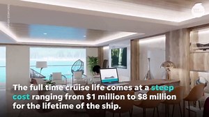 Ever thought about living on a cruise ship out at sea? Here's your chance.