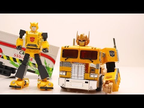 Transformers Movie Stop motion! Mainan Bumblebee, Dropkick & Shatter, Optimus Prime Truck Car Robot