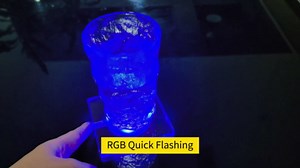 2 Pack LED Coaster for Drinks, USB Rechargeable Light Up Acrylic Coaster for Cocktail Beer Beverage, Bottle Mat Light for Party, Wedding, Bar, Club (Round)