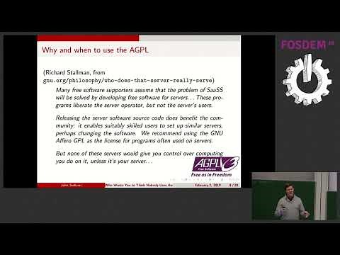 Who wants you to think nobody uses the AGPL and why