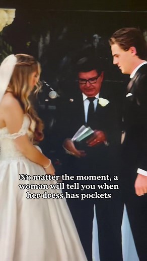 Wedding Dress with Pockets Comedy: As She Should