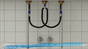 Forious pro 8 in. Widespread Double Handle Bathroom Faucet with Pop Up Drain in Chrome HH03034CH