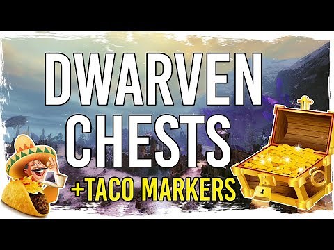 Guild Wars 2 - Thunderhead Peaks - Dwarven Chests Farming Route with TacO Markers