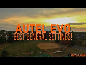 These are the best general settings for the Autel Evo! | Camera settings + Flight tuning Tutorial