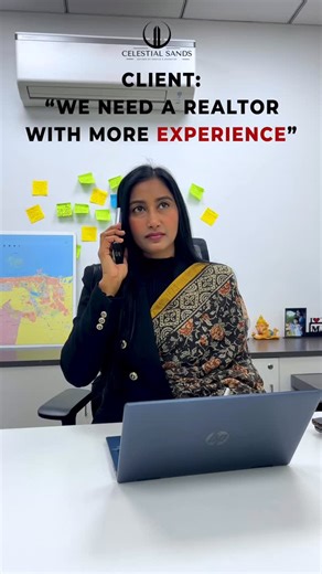 Celestial Sands Real Estate LLC on Instagram: "“More experience?” That is the experience talking. 📞💼 #ExperiencedRealtor #ClientFirst #RealEstateLife #TrustTheProcess #ProfessionalWomen RealEstateExpert BehindTheScenes ConfidenceInAction WomenInBusiness"