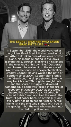 THE SECRET BROTHER WHO SAVED BRAD PITT’S LIFE 💔💪