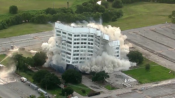 ExxonMobil's over 50-year-old Main Office Building in Texas levelled in spectacular implosion