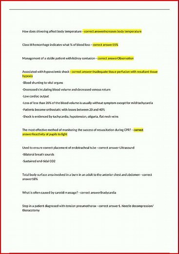 Atls Exam With Questions And Answersupdate video
