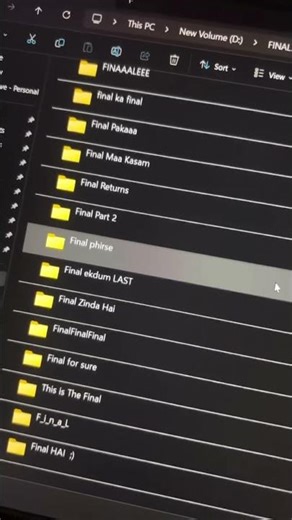 When Your Team Lead Asks for the “Final File”