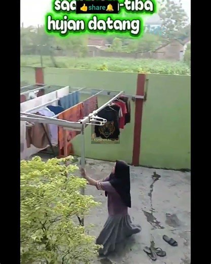 ಮಳೆ ಇಂದ ಒಗೆದ ಬಟ್ಟೆಗಳ ರಕ್ಷಣೆ