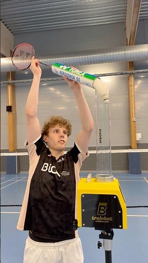 How to Fill the Trainbot Badminton Feeder with Shuttlecocks #trainbot #badminton #badmintonlovers