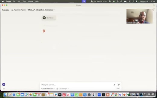Creating a Miro Board using Anthropic MCP, Claude Desktop with Agent.ai tools. Imagine an agent that does some research and then outputs it to Miro!!!The board is not pretty but I was seeing if I… | Vikram Ekambaram | 17 comments