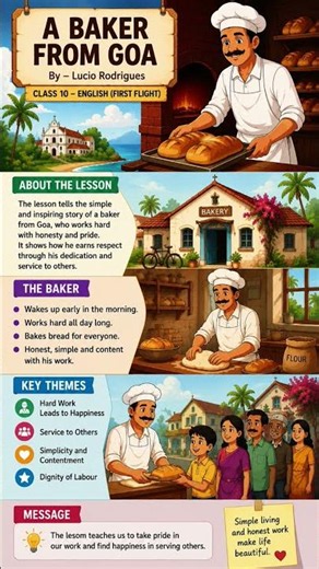 Glimpse of India (part A - A Baker from Goa) class 10th|#learnwithnr #class10english