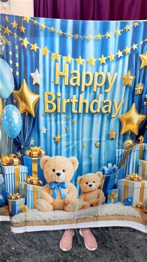 Beautiful Birthday Backdrop Decoration 🎂✨ | Perfect Party Setup | 🌿🎂 | Party Must-Have #birthday