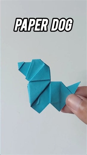 How to Make a Paper Dog | Easy Origami Dog