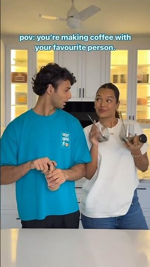 ‪@sarahsarosh‬ making coffee with her Favourite person! Impulse Coffees ☕️💛 #ashortaday #coffee