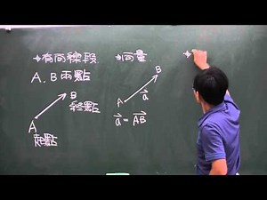 平面向量-基本概念介紹