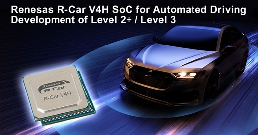 R-Car-V4H - Best-in-Class Deep Learning at Very Low Power, System-on-Chip for Automated Driving Level 2 /Level 3