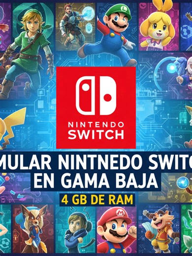 Emular Nintendo Switch con 4 GB de RAM: Guía Completa