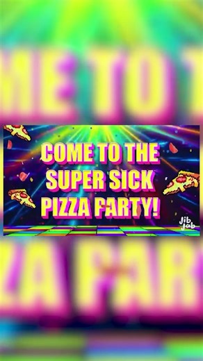 10K views · 21 reactions | Ain't no party like a Pizza Party! Cause making dinner is a future me problem. | JibJab | Facebook