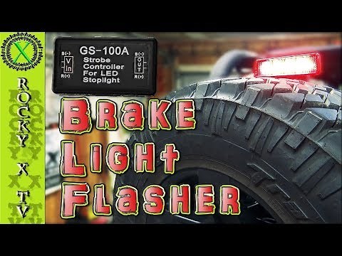 Brake Light Flasher / Strobe Module, How To Install GS-100A