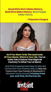 “Bold Choices Make History!” 🔥 Priyanka Chopra’s Powerful Message