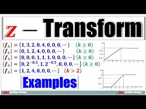 z Transform Examples 1-7 | Part 1