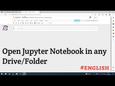Open Jupyter Notebook in any Drive/Folder Using Anaconda Prompt || English Tutorial || Titan Spy ||
