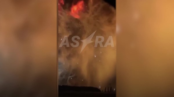 Arms depot ablaze deep inside Russia after massive Ukrainian drone attack