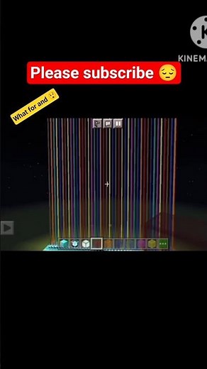 Minecraft colorful lights.