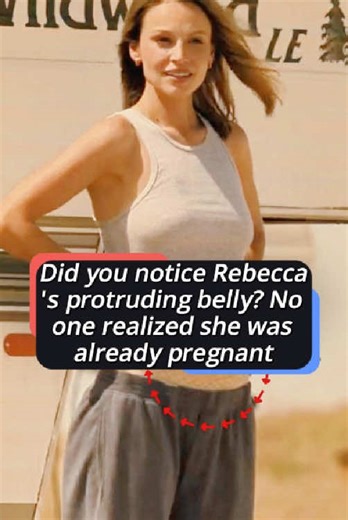 Did you notice Rebecca's protruding belly No one realized she was already pregnant.#foryou #usa #fyp #celebrities #us #celebrity #landman
