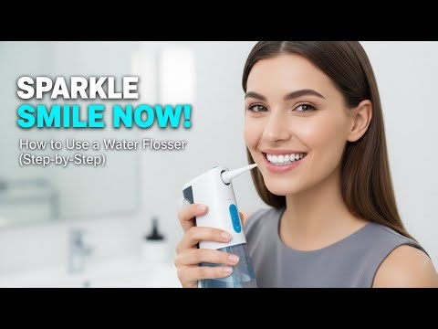 How to Use a Water Dental Flosser (Step-by-Step)