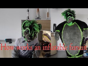 How an inflatable fursuit works