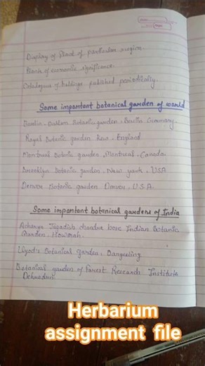 Bsc 3rd semester Herbarium assignment file #punjabisong #haryanvisong #newsong #plants