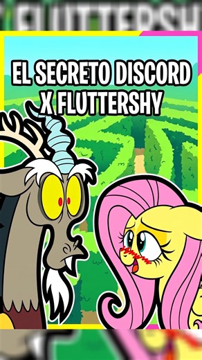 Discord descubre los secretos de Fluttershy 💀 #fluttercord