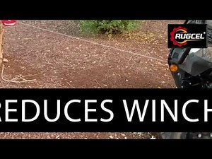 Test Rugcel winch 4x4 winch using 1 snatch block/ Off-Road Winching Techniques | Recovery Gear
