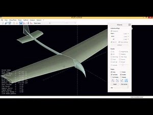 XFLR5 Full Flight Analysis w/ audio