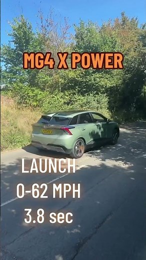 MG4 EV XPOWER LAUNCH-ITS RAPID! 0-62mph -3.8 Seconds #mg #mg4 #mg4xpower #